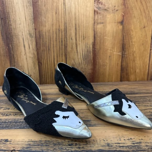 Alice + Olivia Lilith Unicorn d'Orsay Flat - Picture 2 of 2